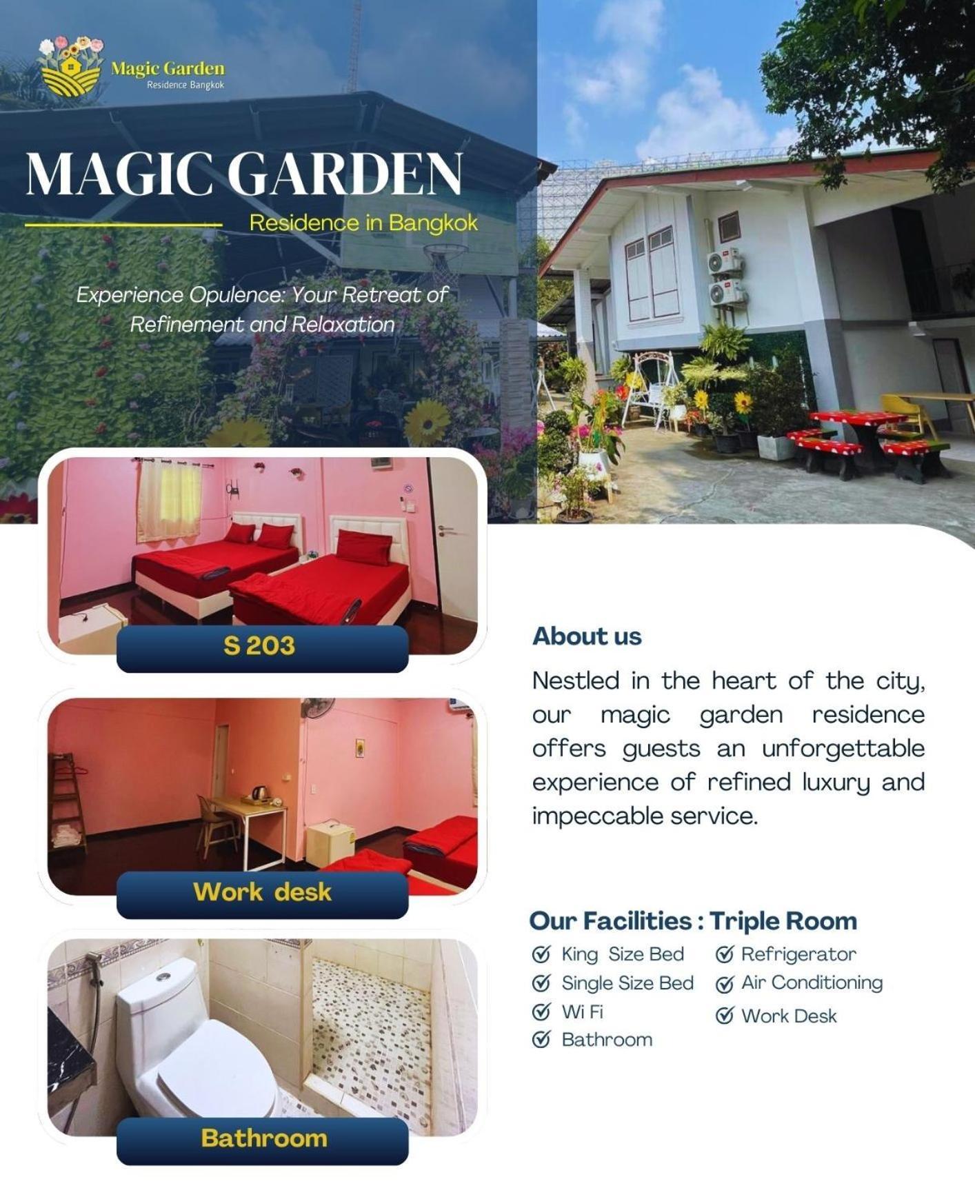 Magic Garden Residence Bangkok Kültér fotó