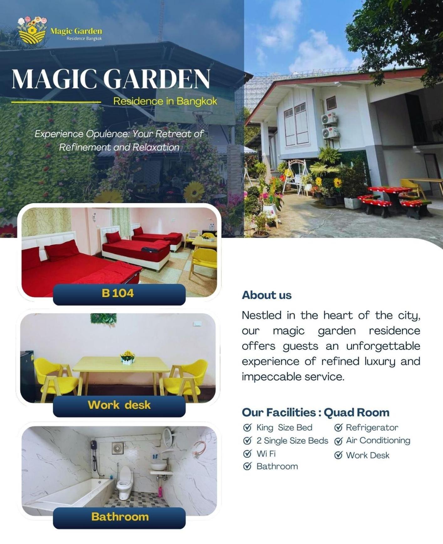 Magic Garden Residence Bangkok Kültér fotó
