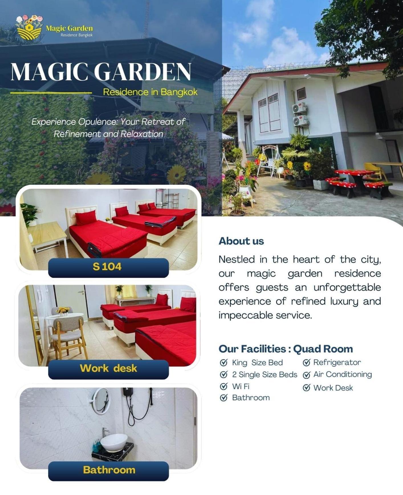 Magic Garden Residence Bangkok Kültér fotó
