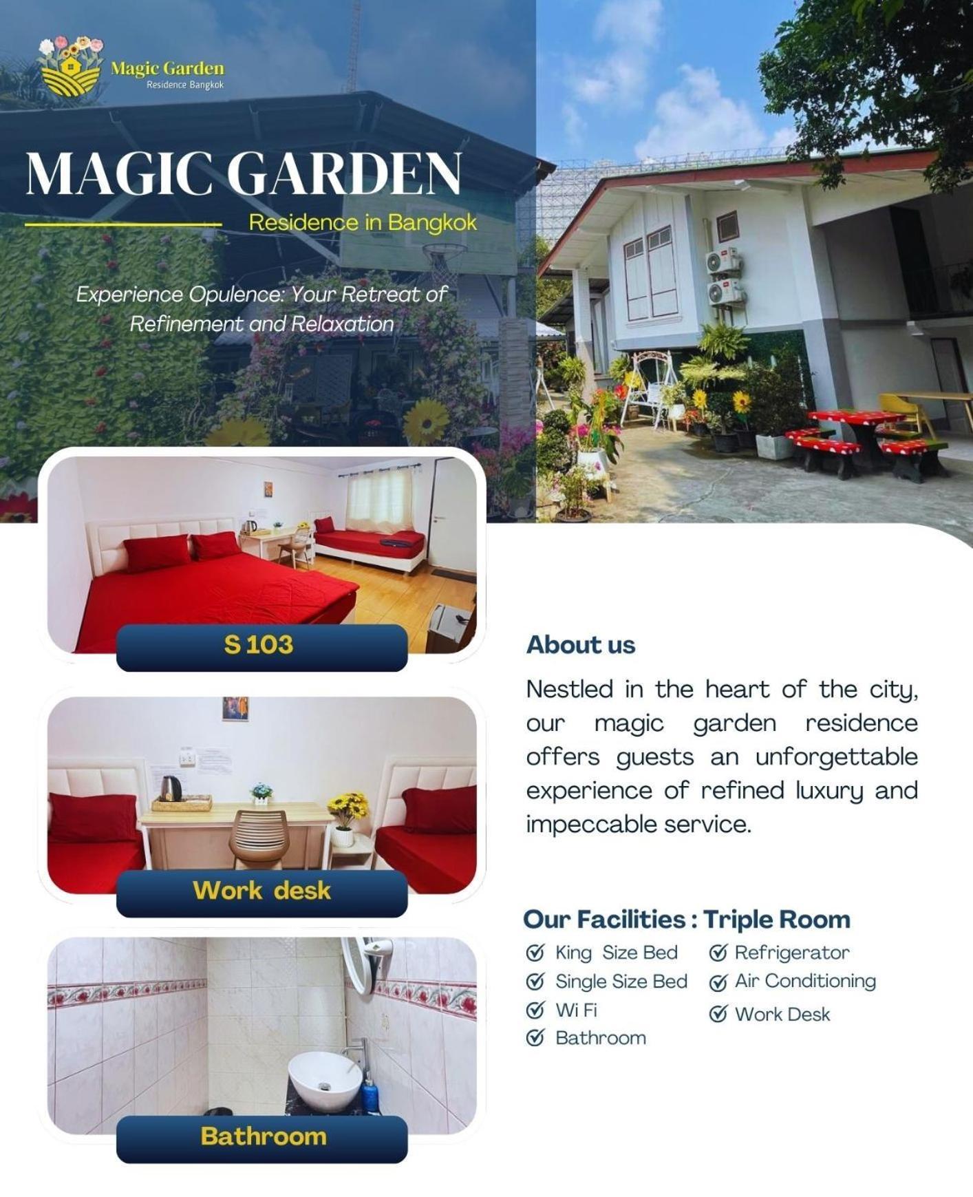 Magic Garden Residence Bangkok Kültér fotó